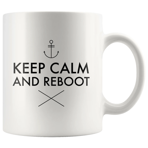 Keep Calm And Reboot Computer Support Specialist Coffee Mug 11 oz - Panvola