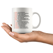 Grammar Cuss Words Sarcastic Funny Gift Idea Ceramic Coffee Mug 11 oz - Panvola
