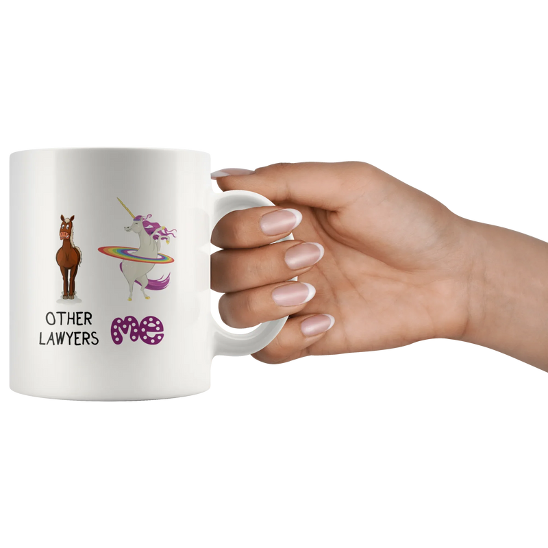 Other Lawyers Unicorn Me Funny Attorney Appreciation Coffee Mug 11 oz - Panvola