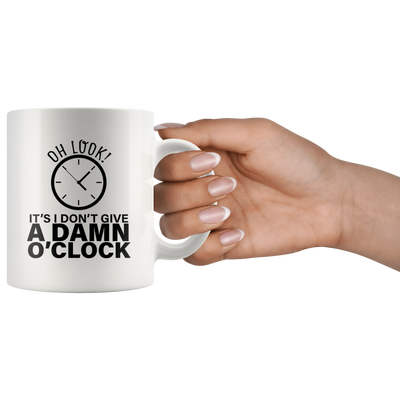 Retirement Gifts - Oh Look It's I Don't Give A Damn O'clock Retired Coffee Mug 11 oz