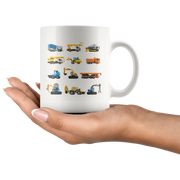 Heavy Equipment - Construction Excavator Excavation Party Presents Coffee Mug 11 oz - Panvola