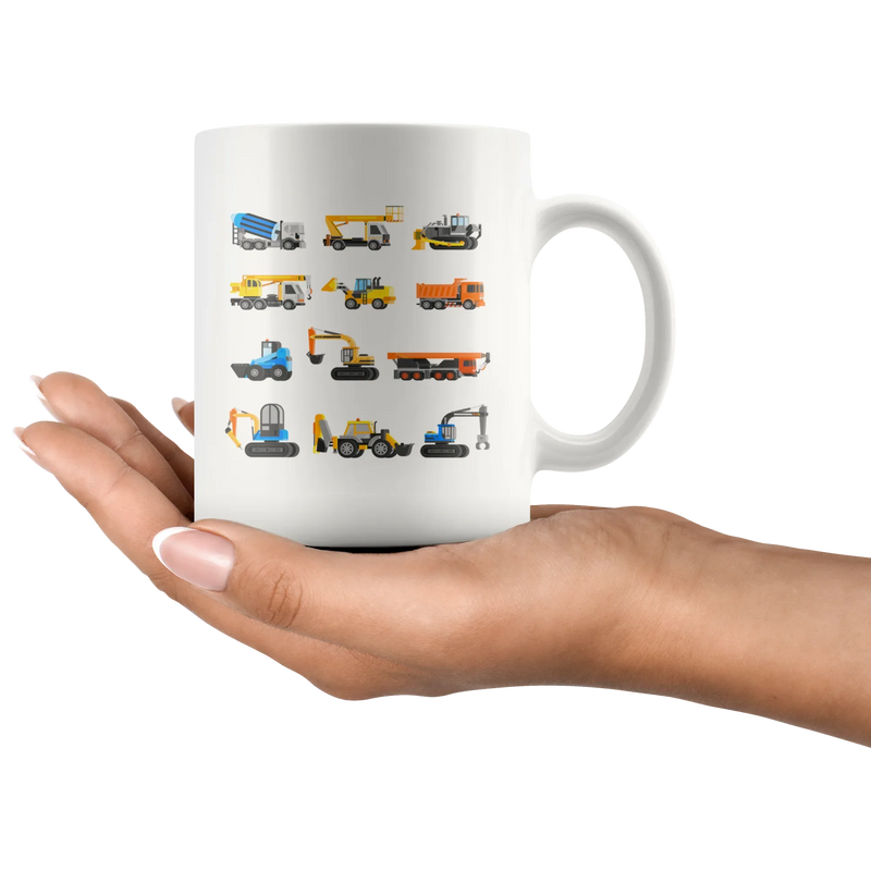 Heavy Equipment - Construction Excavator Excavation Party Presents Coffee Mug 11 oz - Panvola