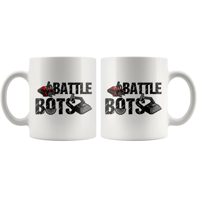 Battle Bot Fighting Robots Robotics War Game Gift Coffee Mug 11 oz - Panvola