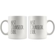 Best Counselor Ever Mental Health Therapist School Counselor Coffee Mug - Panvola
