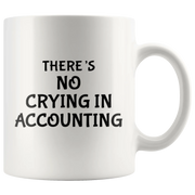 There's No Crying In Accounting Gift Idea Ceramic Coffee Mug 11 oz - Panvola