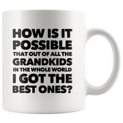 How Is It Possible Of All Grand kids I Got The Best Ones Mug 11 oz - Panvola