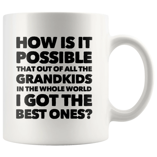How Is It Possible Of All Grand kids I Got The Best Ones Mug 11 oz - Panvola