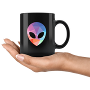 Alien Head Outer Space UFO Extraterrestrial Geek Gift Coffee Mug 11 oz - Panvola