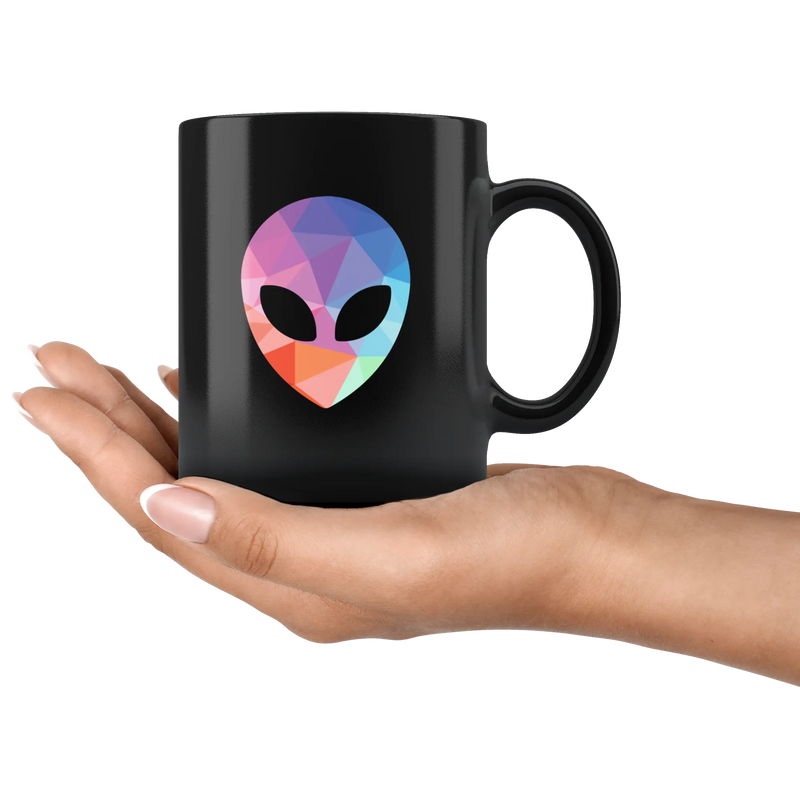 Alien Head Outer Space UFO Extraterrestrial Geek Gift Coffee Mug 11 oz - Panvola