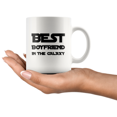 Best Boyfriend In The Galaxy Anniversary Appreciation Coffee Mug 11 oz