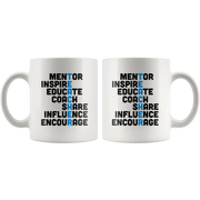 Teacher Gift - Mentor Inspire Educate Teacher Acronym Appreciation Coffee Mug 11 oz - Panvola