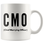 Officiant Mug - Chief Marrying Officer CMO Minister Coffee Mug 11 oz - Panvola
