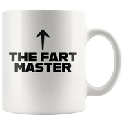 Gift For Husband - The Fart Master Funny Sarcastic Appreciation Coffee Mug 11 oz - Panvola