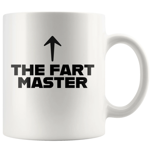 Gift For Husband - The Fart Master Funny Sarcastic Appreciation Coffee Mug 11 oz - Panvola